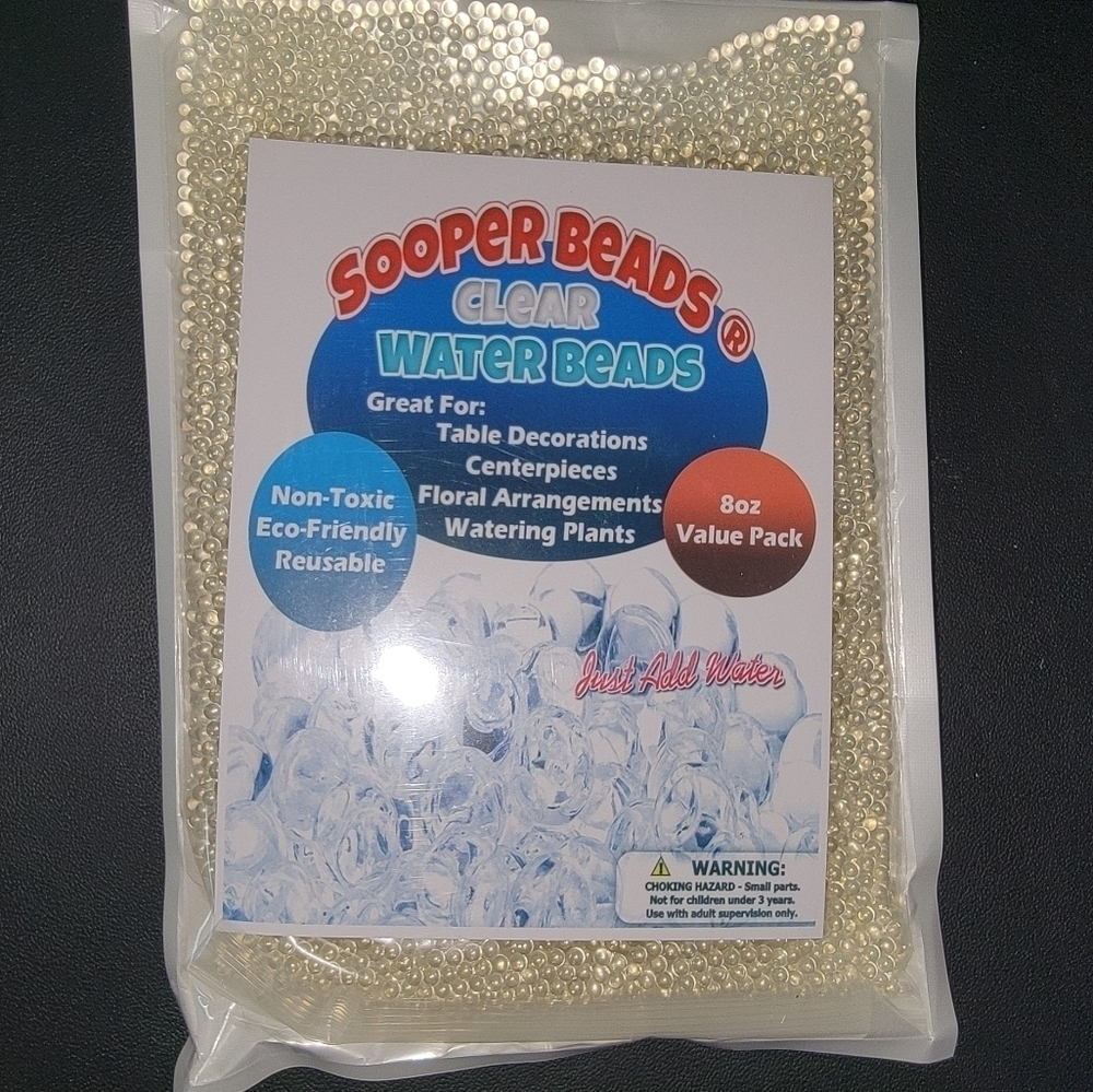 Sooper Beads 8 oz Clear Water Beads